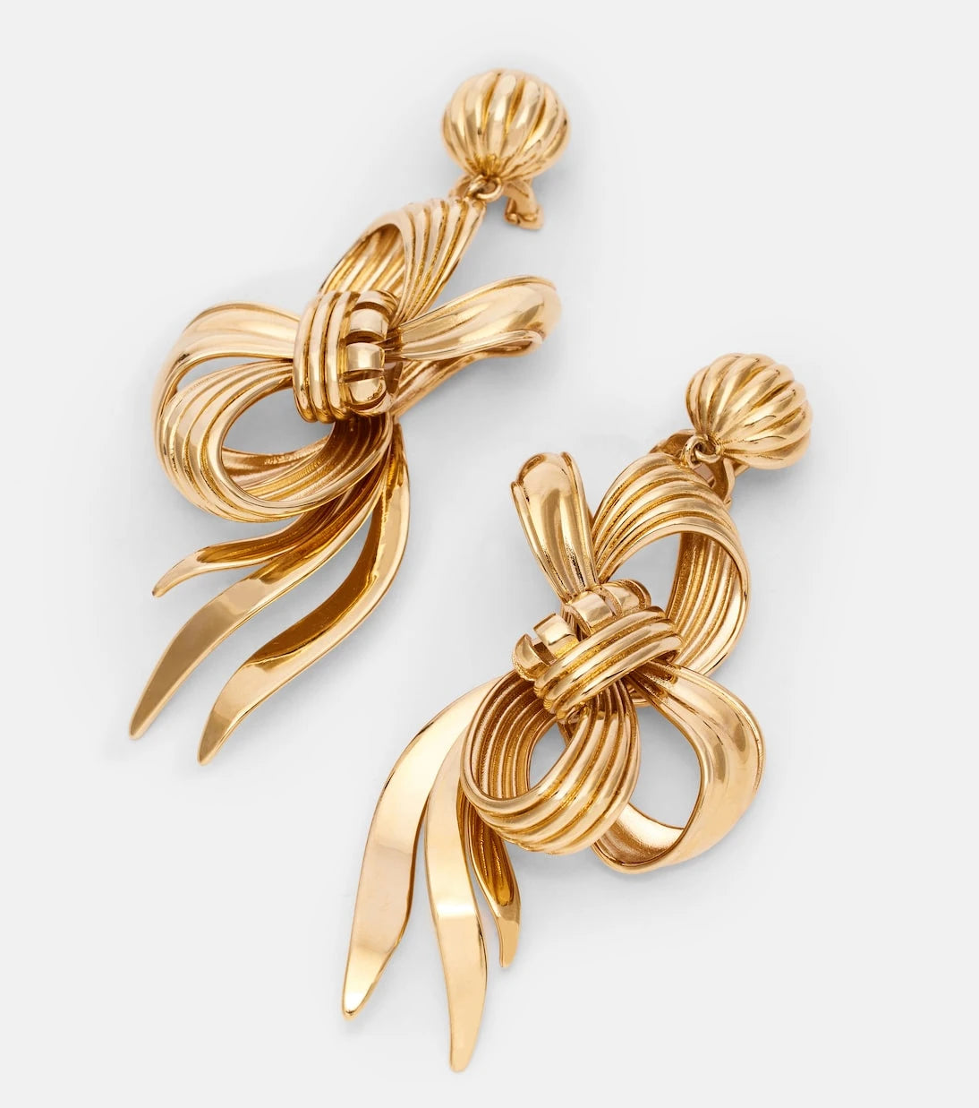 Miu Miu - Bow-detail clip-on earrings