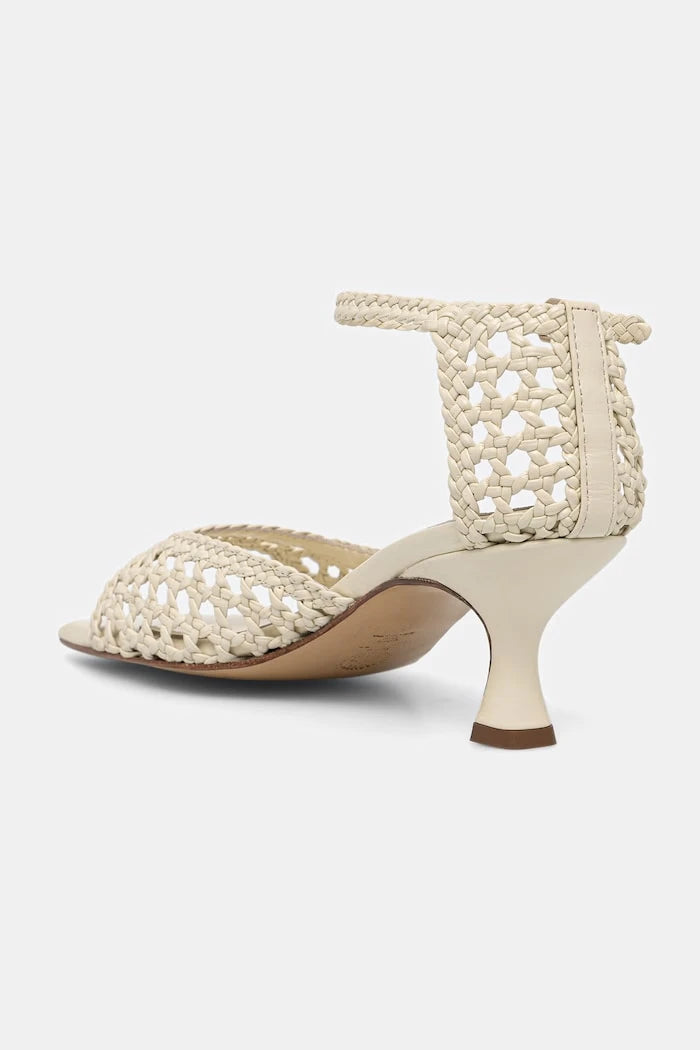 Souliers Martinez сандали с нисък ток от кожа VERONICA