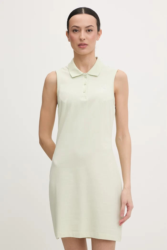 Guess pamuk ve elastan karışımlı SILVY elbise