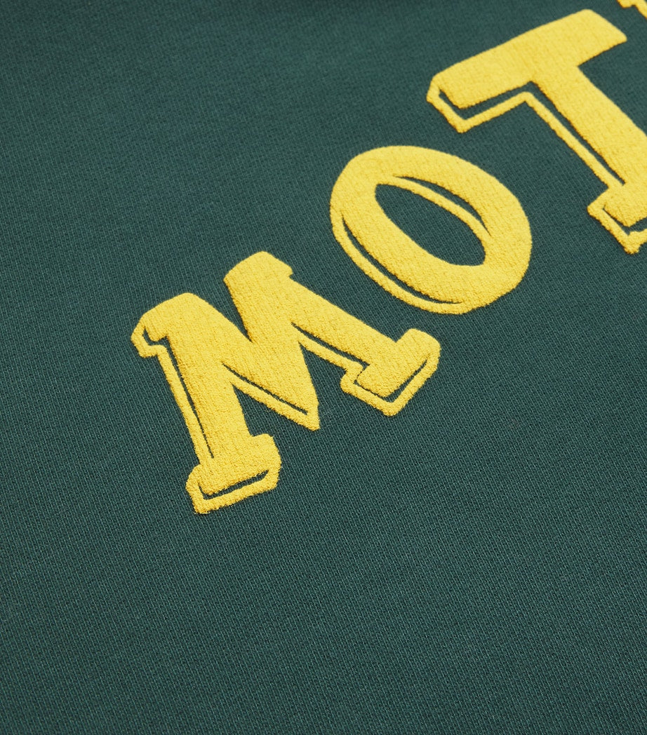 MOTHER Green The Drop Square Sweatshirt