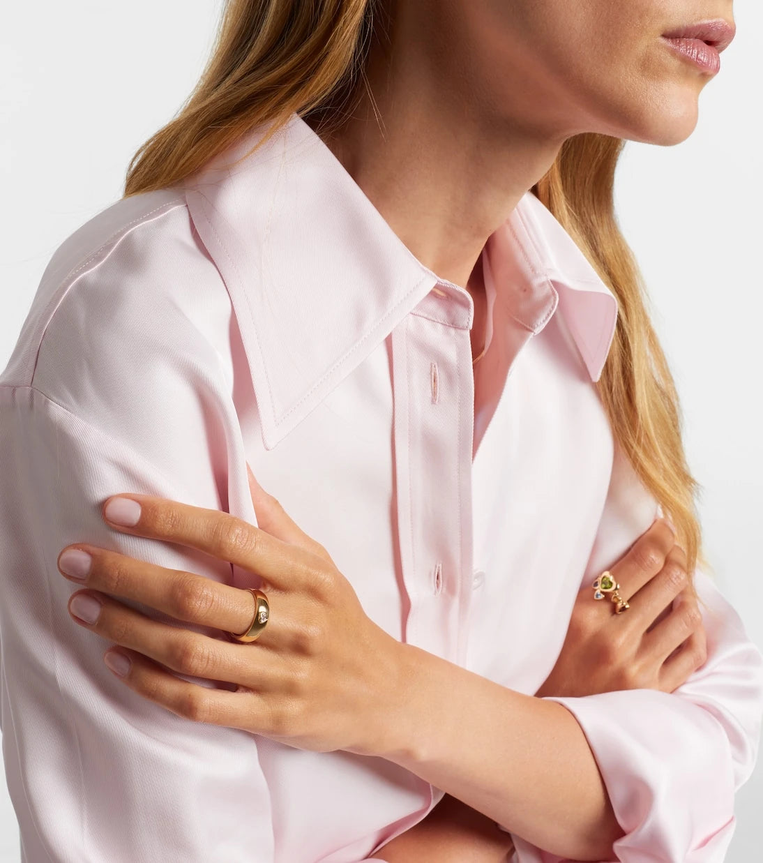 Roxanne First - 14kt gold ring with diamonds