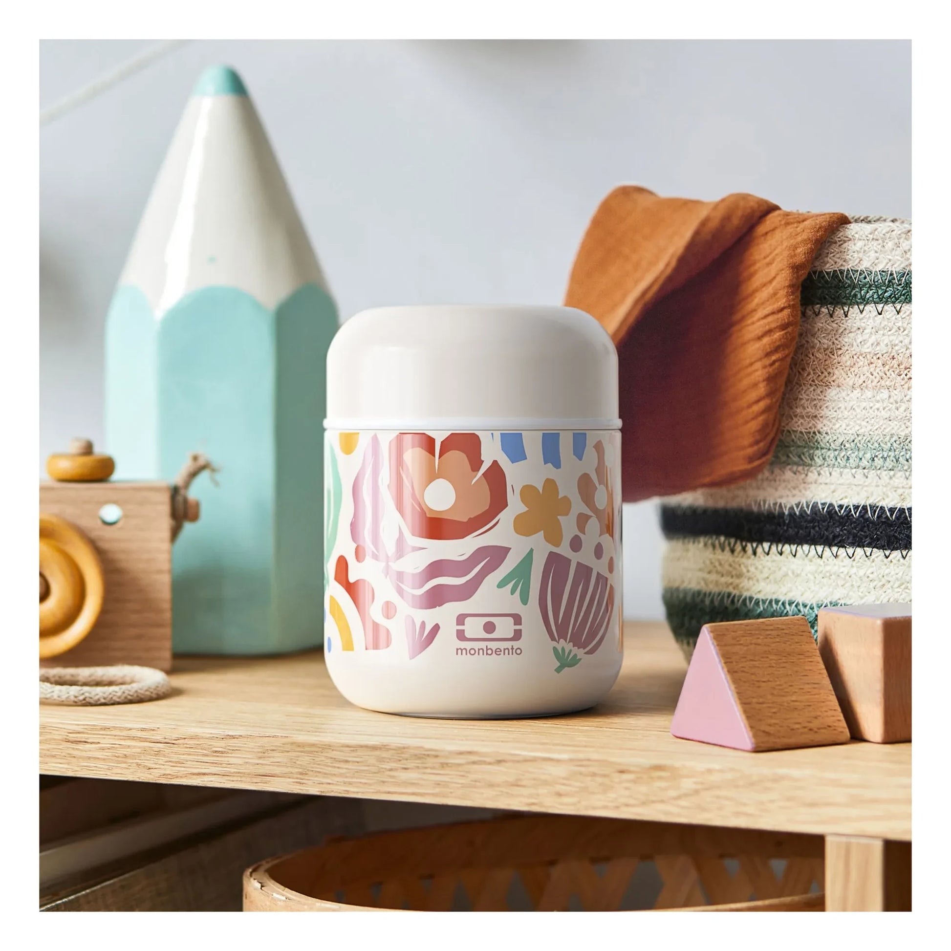 Monbento - Isothermal lunch box Capsule Papercut