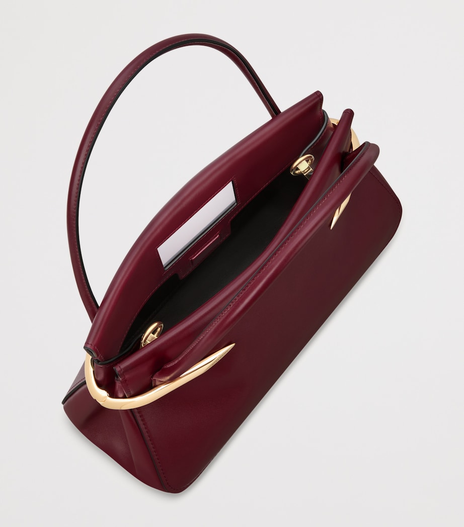 Givenchy Medium Leather Pinch Top-Handle Bag