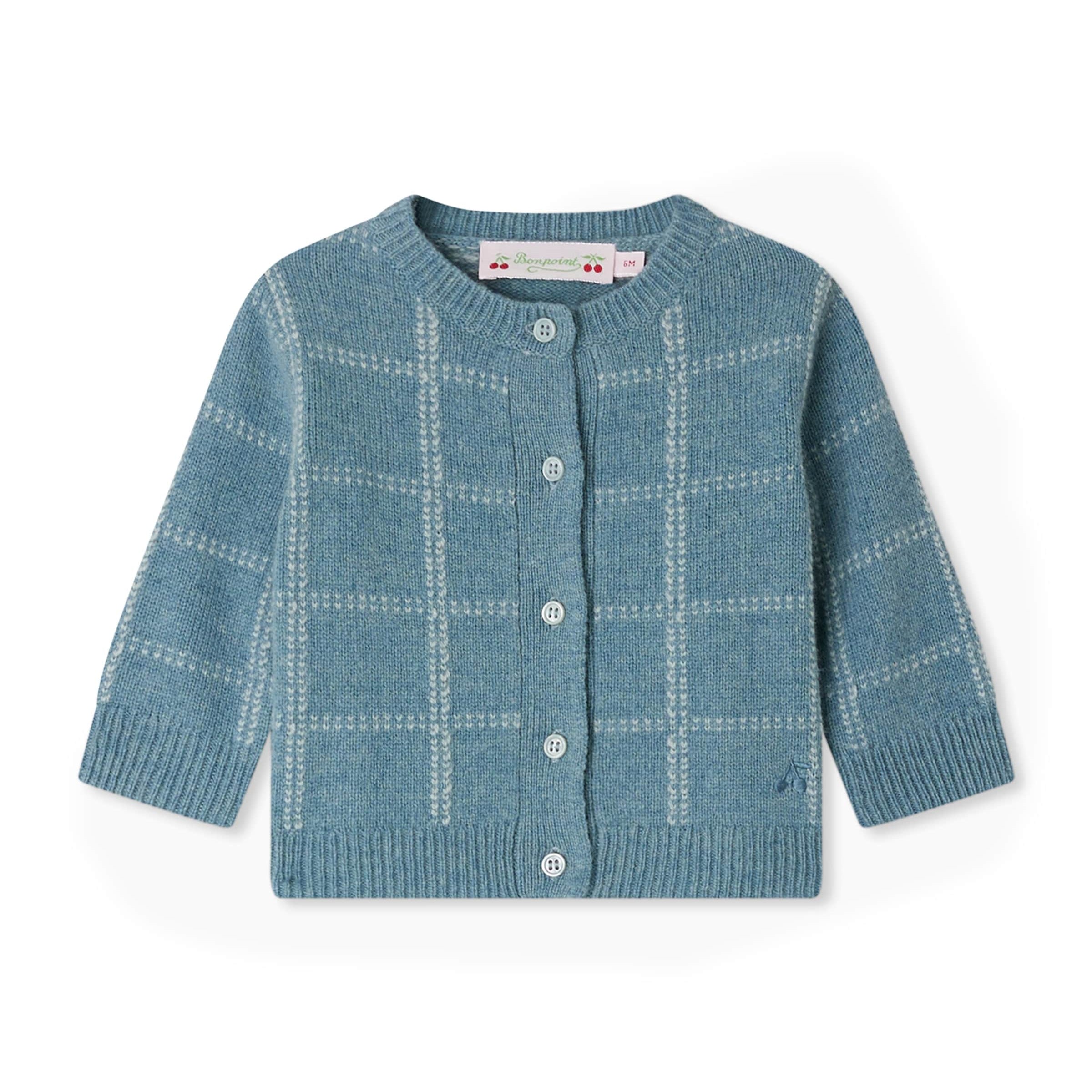 Wool Plaid Jodina Cardigan (6-18 Months)