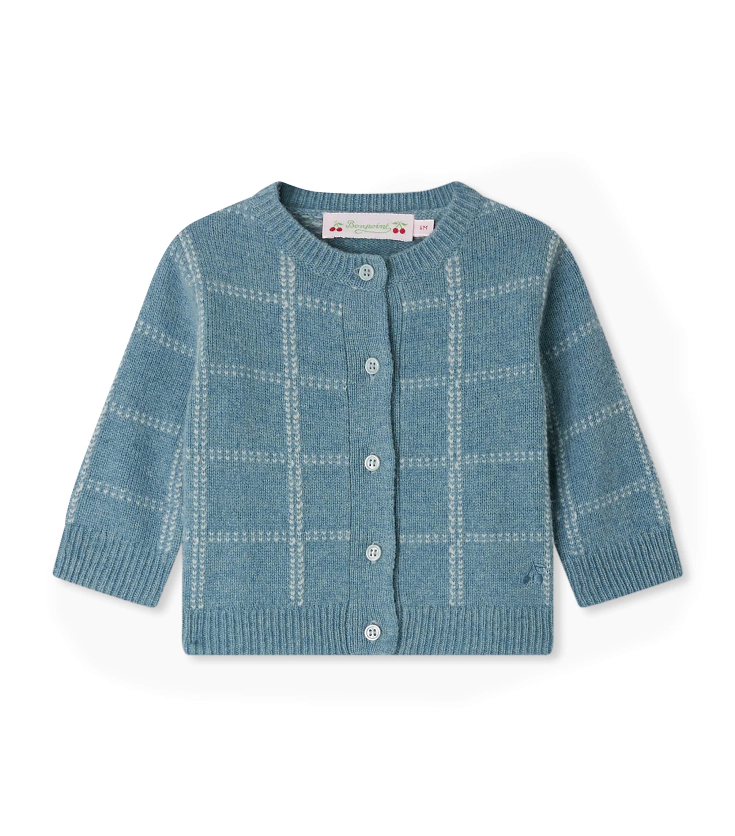 Wool Plaid Jodina Cardigan (6-18 Months)
