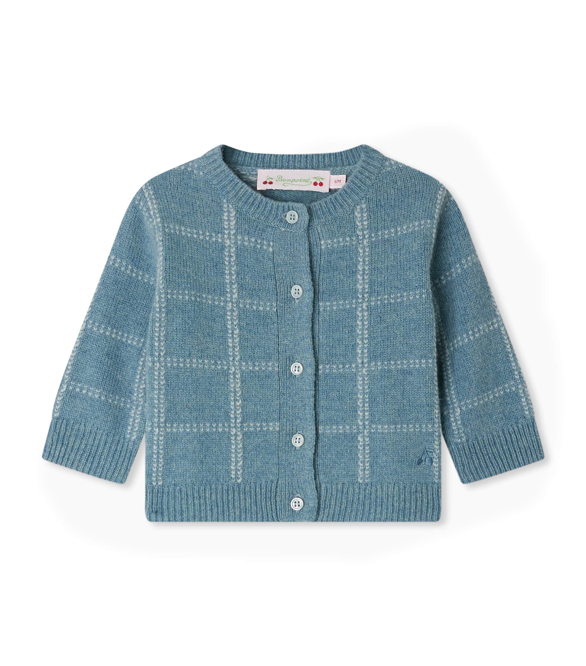 Wool Plaid Jodina Cardigan (6-18 Months)