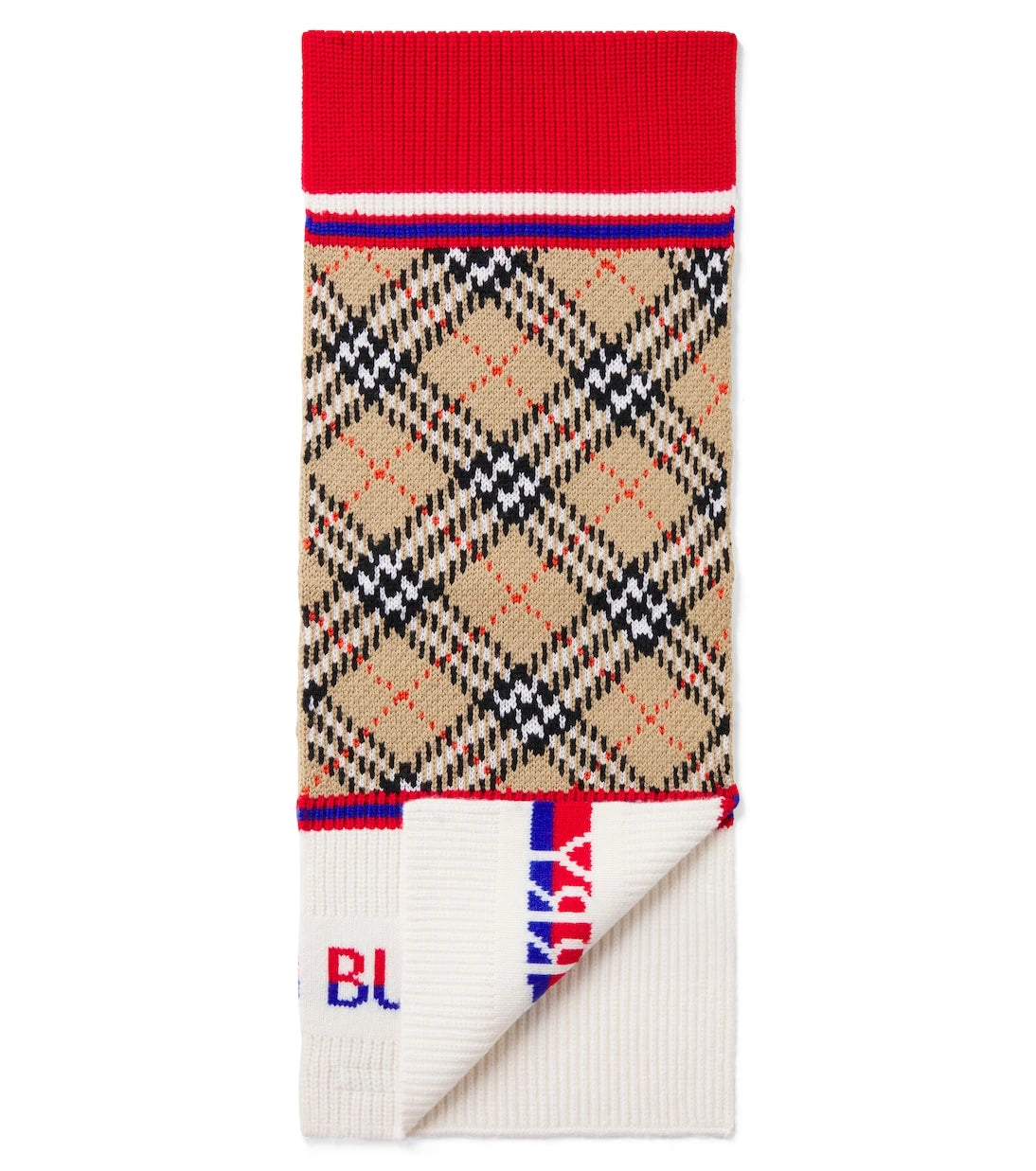 Burberry Kids - Burberry Check wool scarf