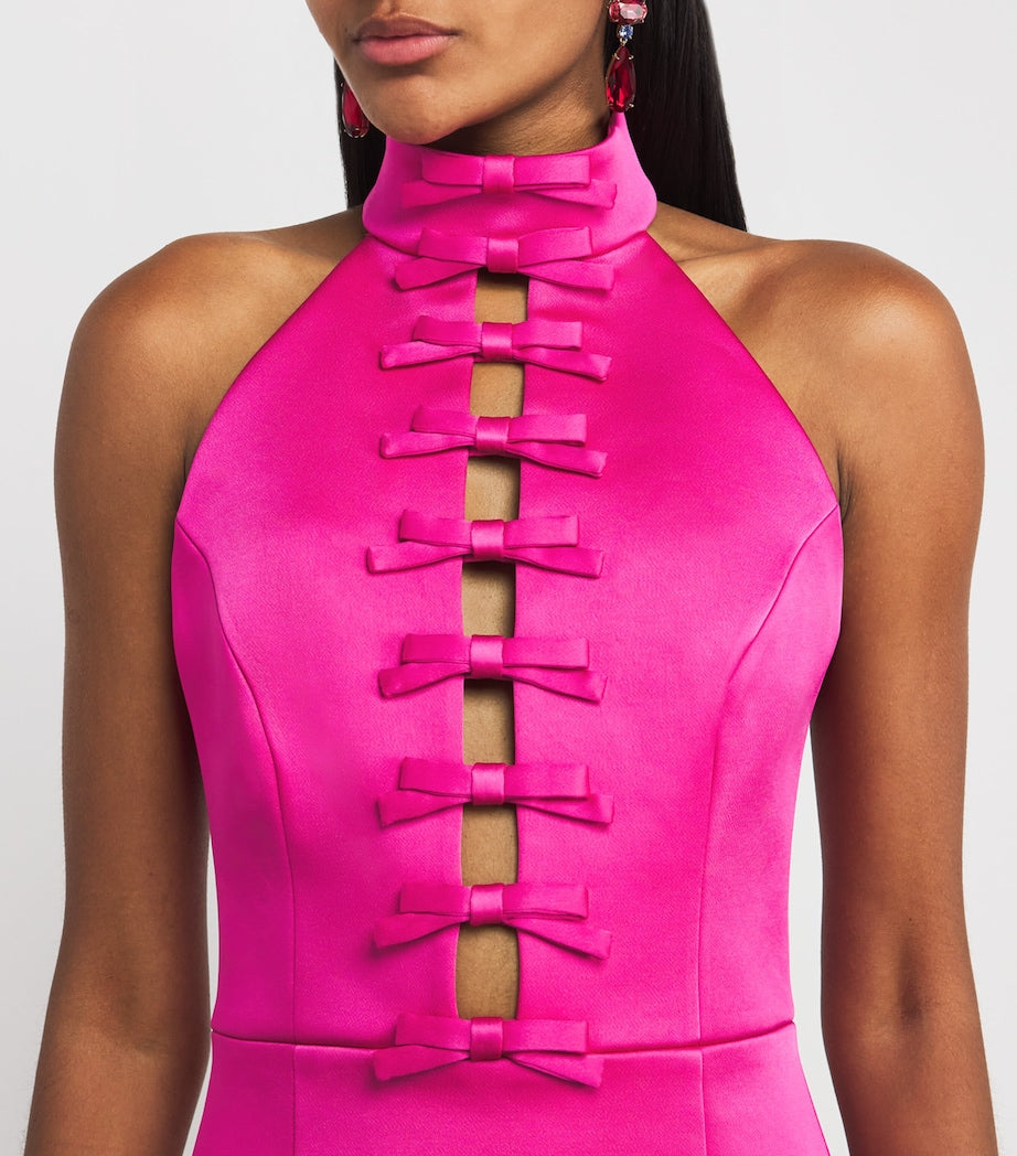 Rebecca Vallance Pink Saskia Tulip Mini Dress