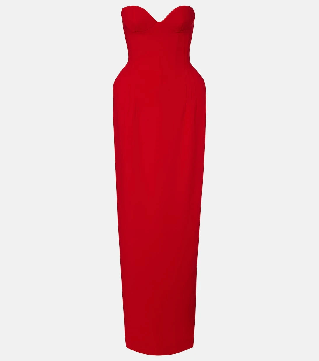 Magda Butrym - Wool-blend bustier gown