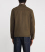 Ralph Lauren Collection Green Double RL Wool-Blend Overshirt