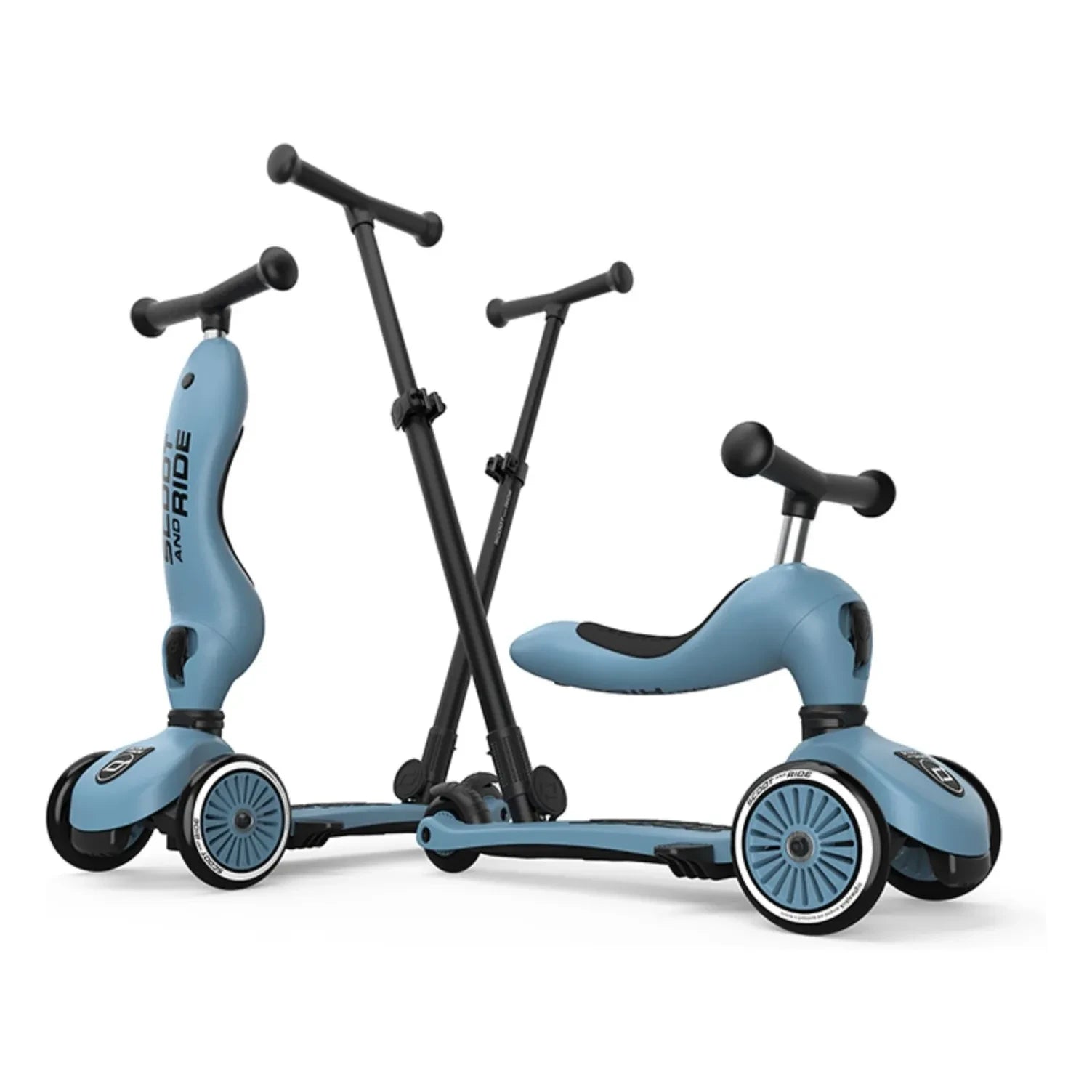 Scoot & Ride - Highwaykick 1 Push&amp;Go evolutionary scooter | Blue