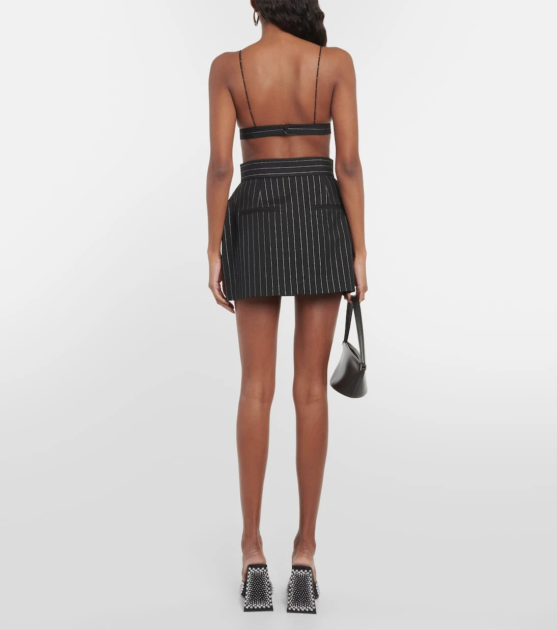 Alex Perry - Pinstripe Lurex® bralette