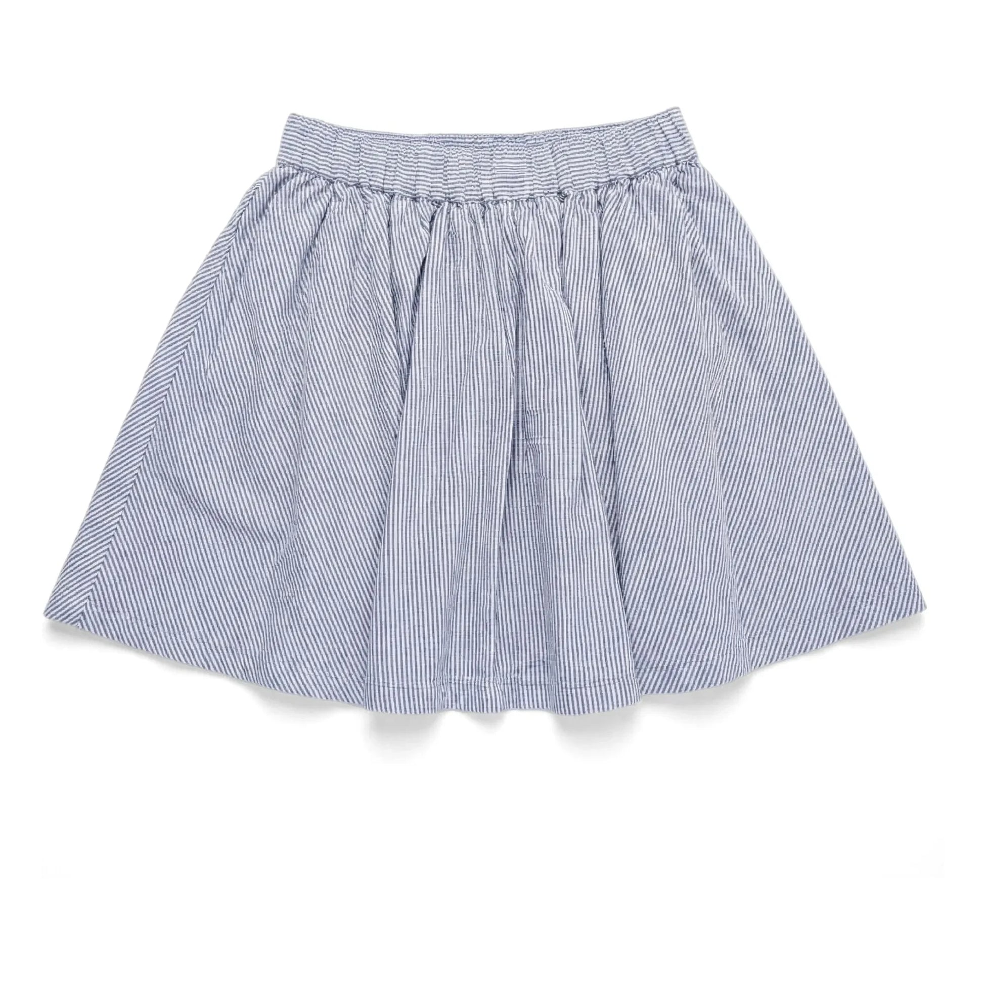 Smallable Kid - Melody Striped Skirt | Royal blue