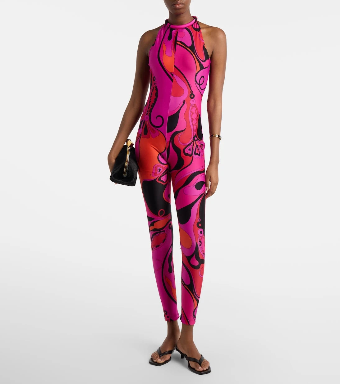 Pucci - Orchidee halterneck jumpsuit