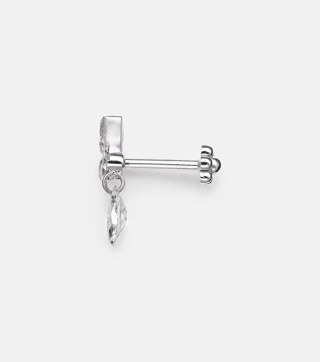 Maria Tash - 18kt white gold earring with diamonds