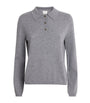 Cashmere Minou Polo Sweater GREY