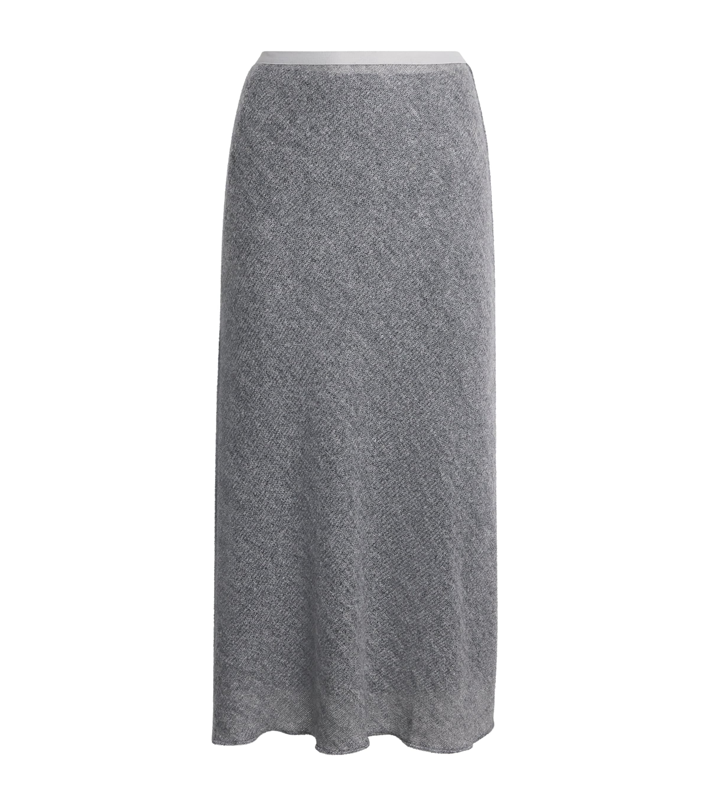 MAX&Co. Grey Jersey Midi Skirt