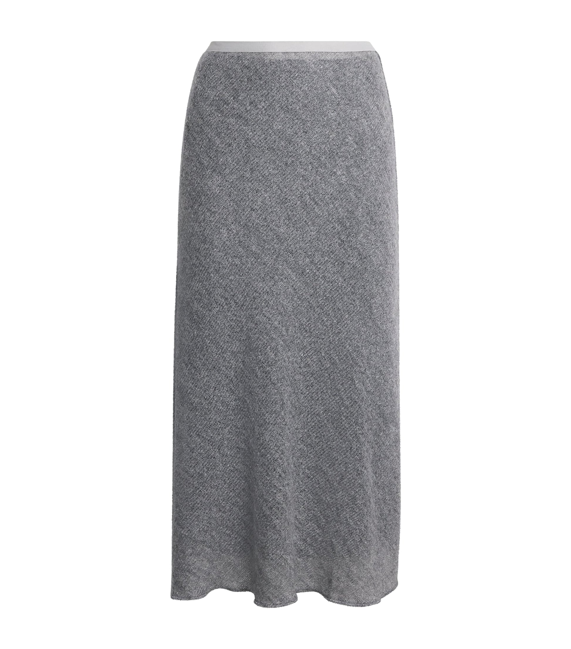 MAX&Co. Grey Jersey Midi Skirt