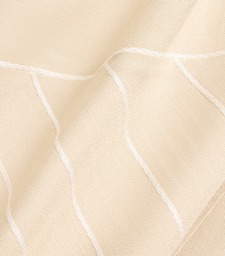 Embroidered Stripe Maryse Maxi Dress