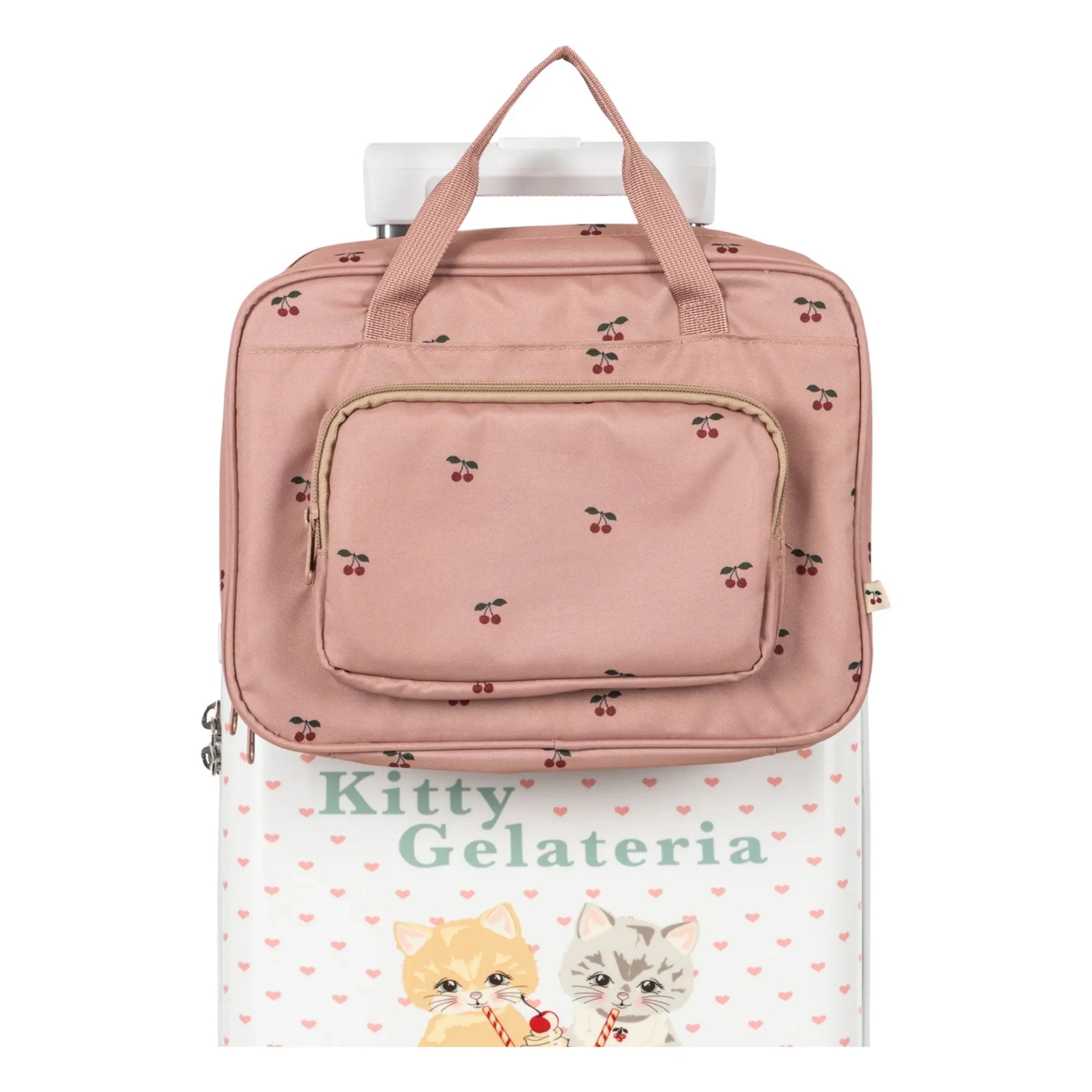 Konges Sløjd - Cherry travel activity case | Pink
