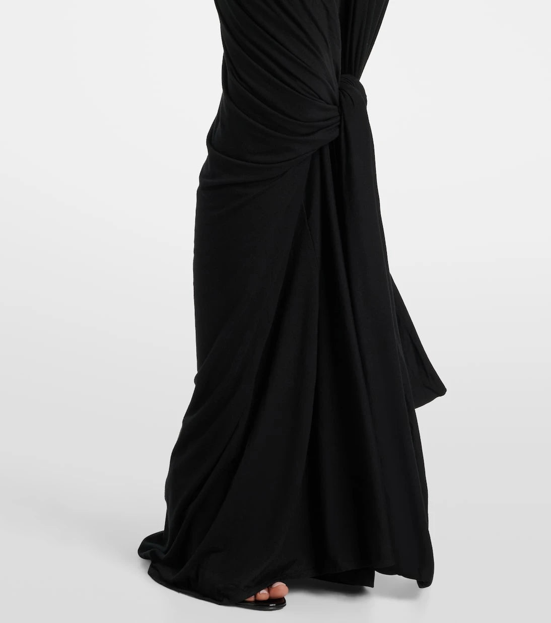 Entire Studios - Draped jersey maxi skirt