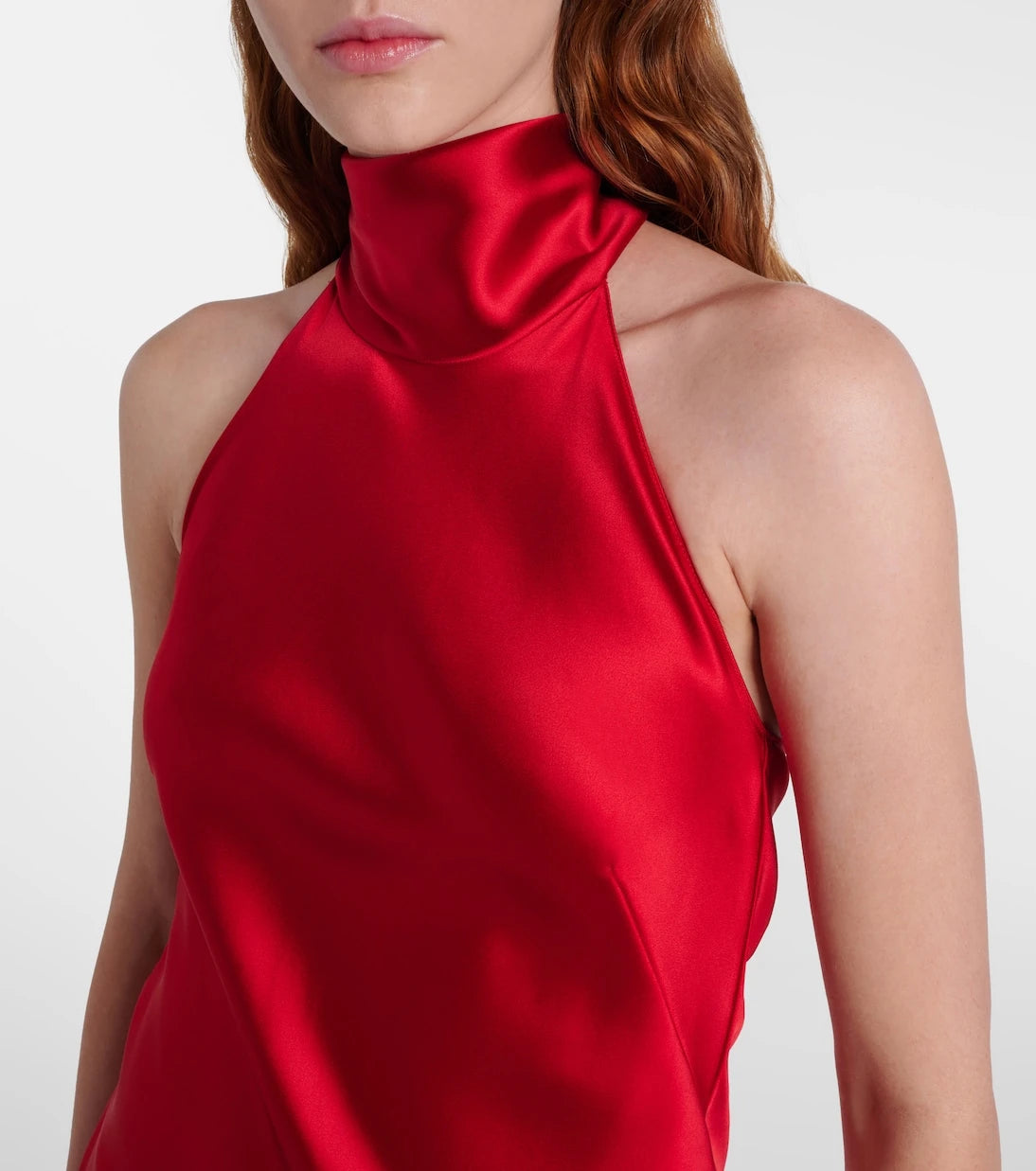 Ralph Lauren Collection - Halterneck satin gown