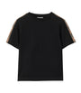 Burberry Kids Cotton Check Trim T-Shirt (3-12 Years)