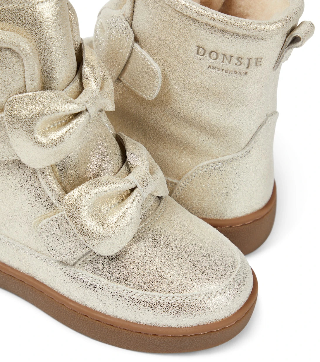 Donsje - Isa metallic leather boots