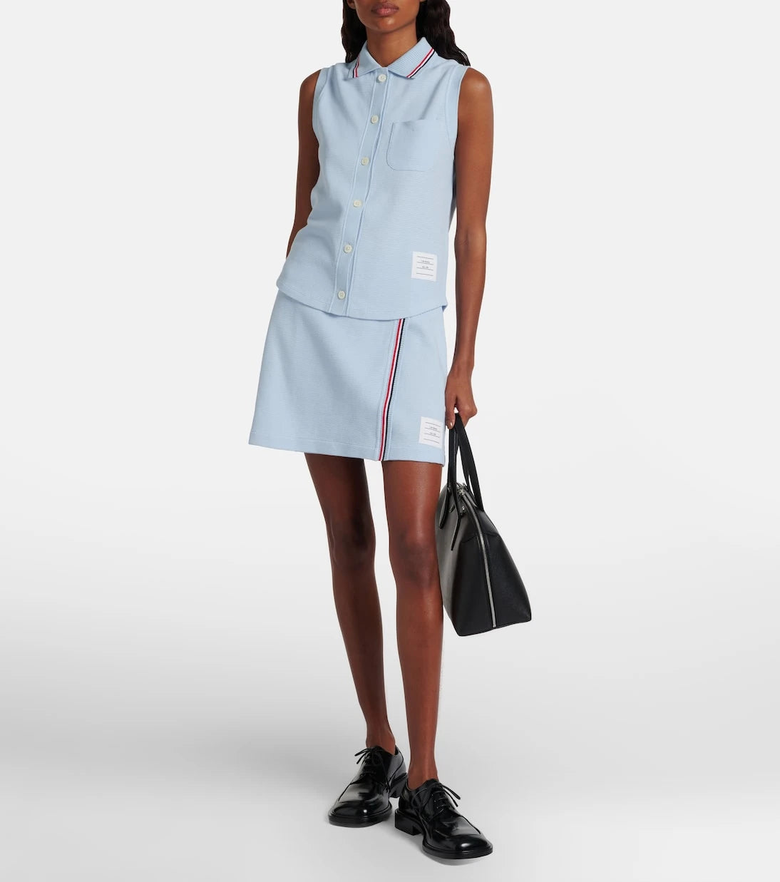 Thom Browne - Cotton wrap skirt