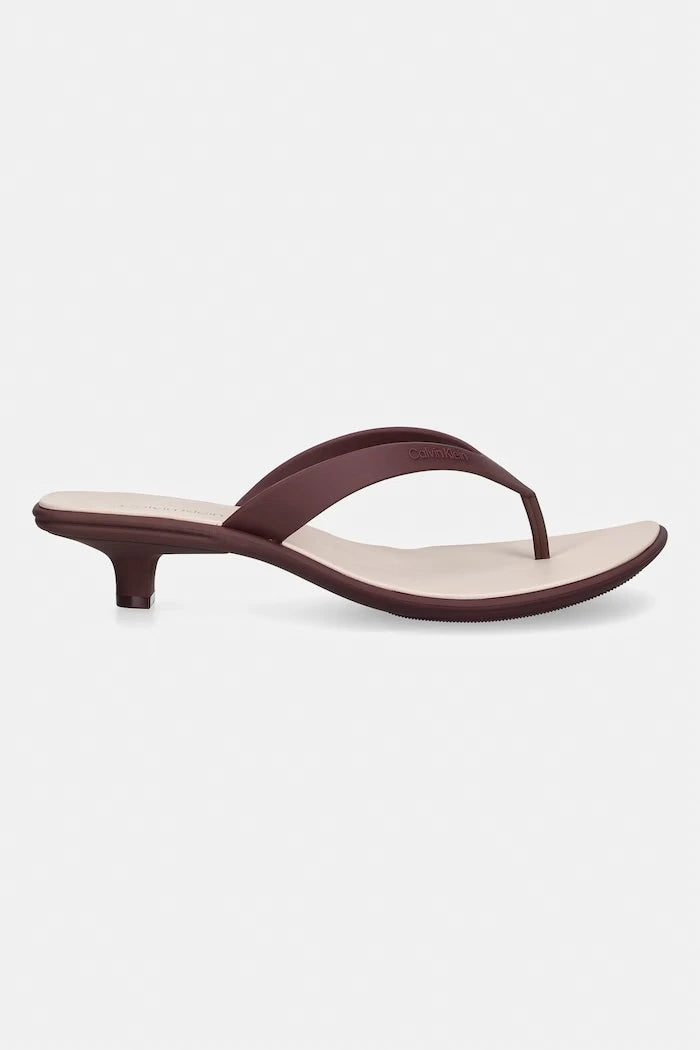 Calvin Klein джапанки дамски FLIP FLOP KITTEN HEEL THONG TPU