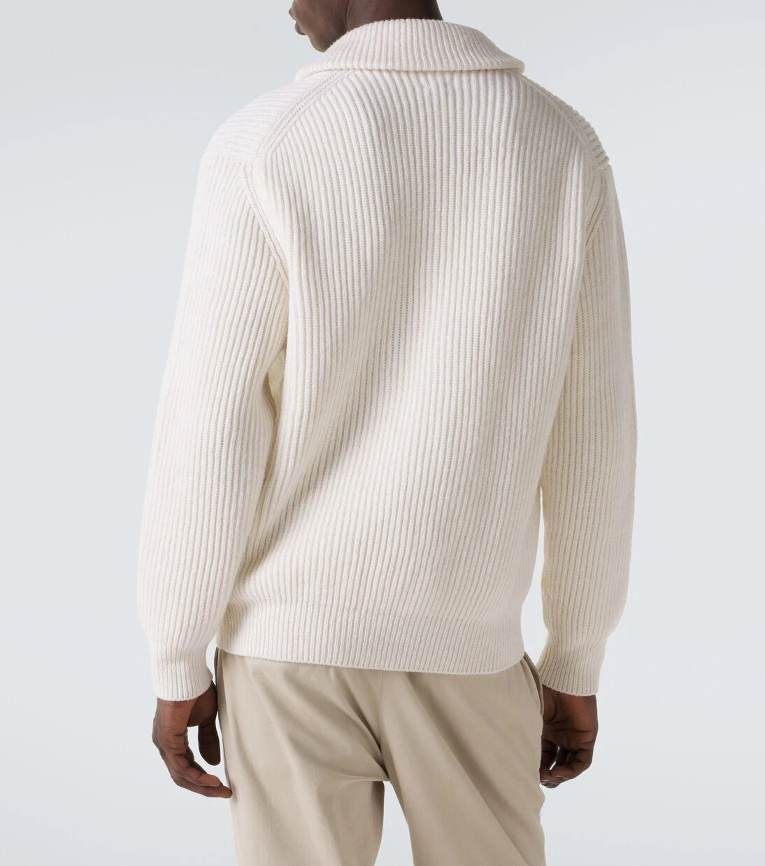 Eleventy - Ribbed-knit wool cardigan