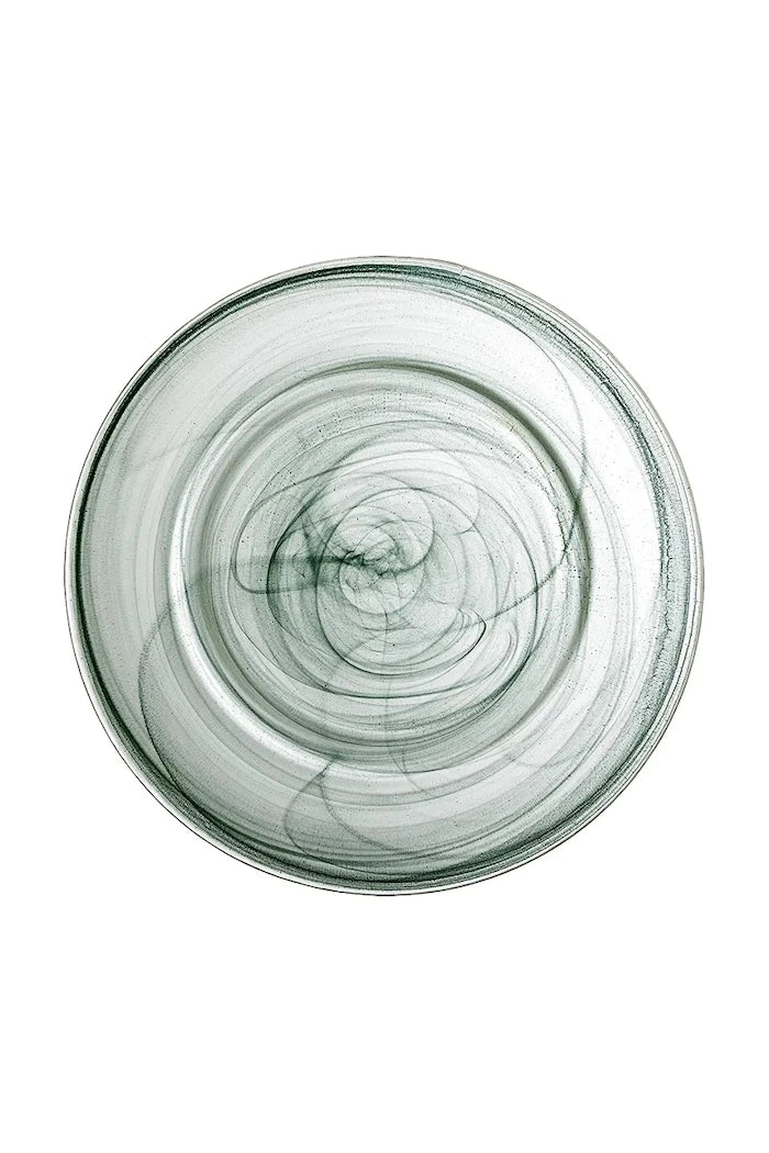 Bloomingville renkli cam tabak seti 33 x 2,5 cm
