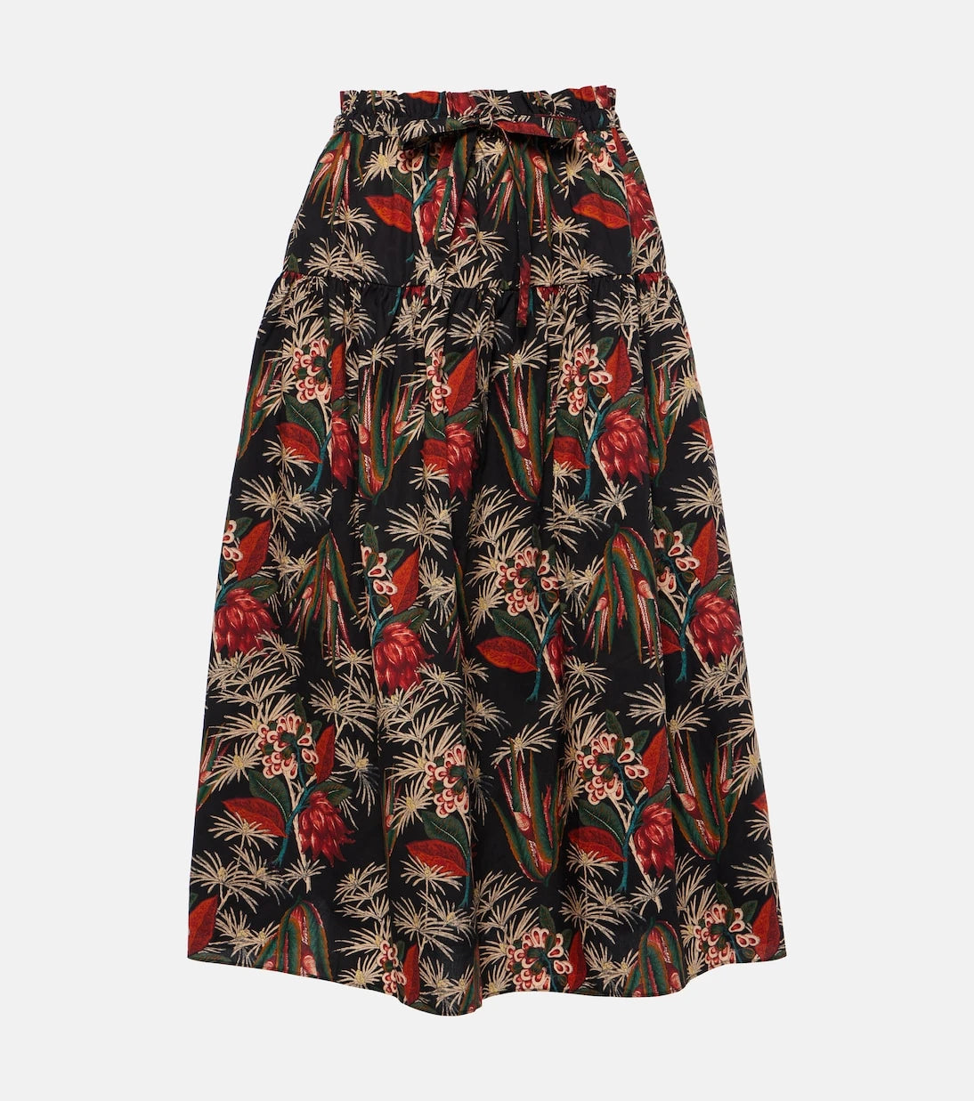 Ulla Johnson - Fernanda cotton poplin midi skirt