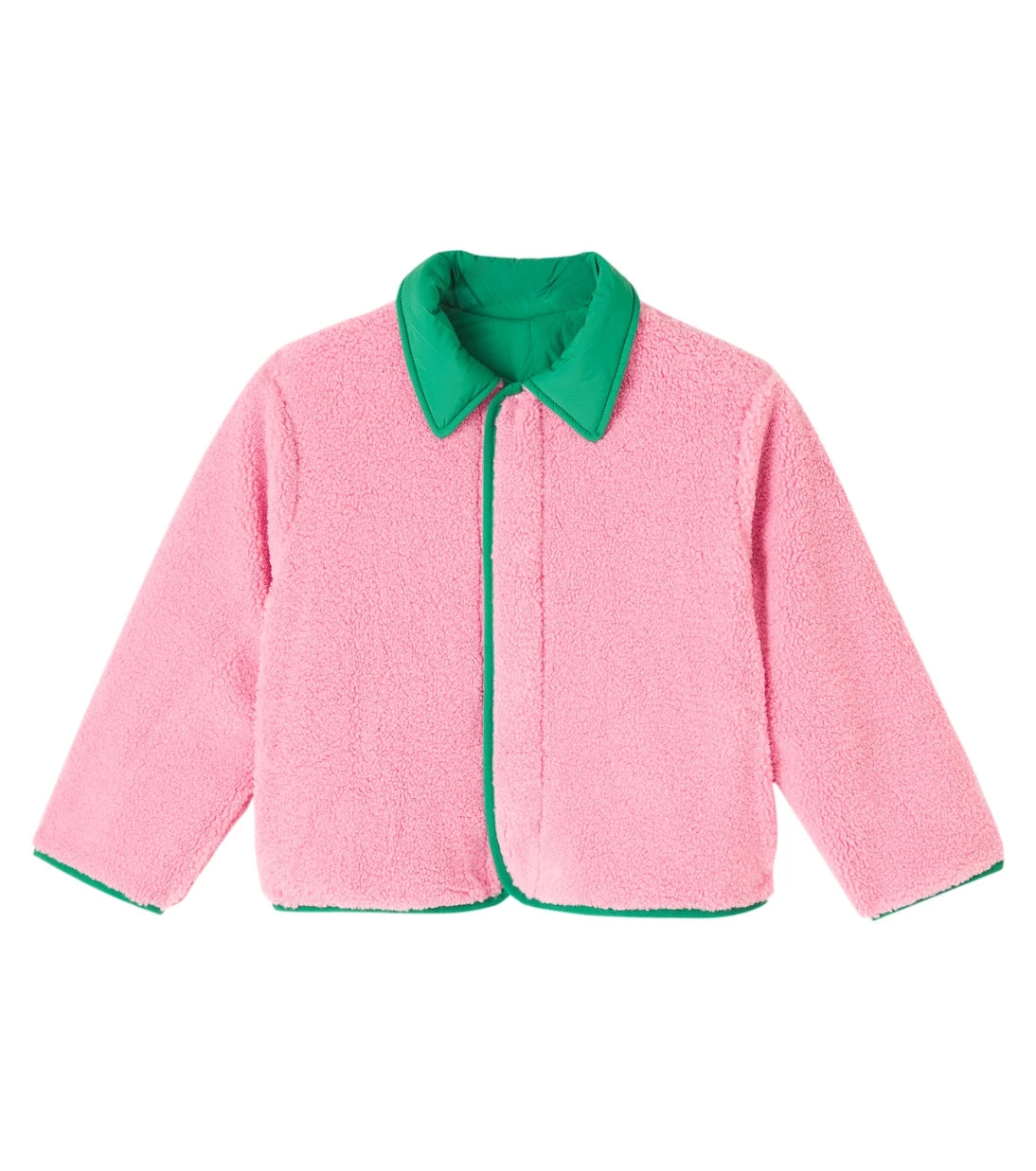 Bobo Choses - Clover reversible padded teddy jacket
