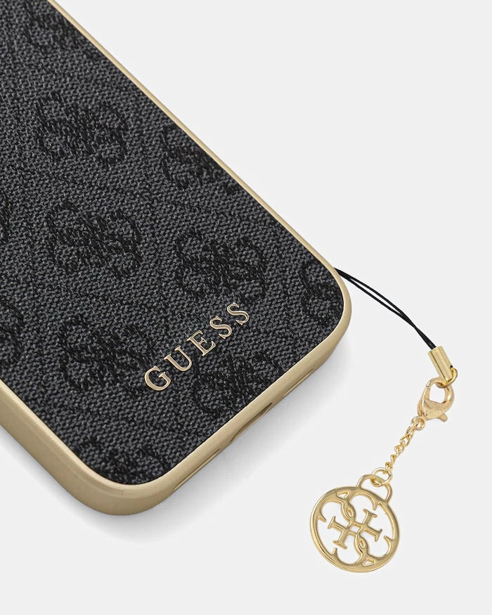 iPhone 16 Pro Max için Guess suni deri telefon kılıfı