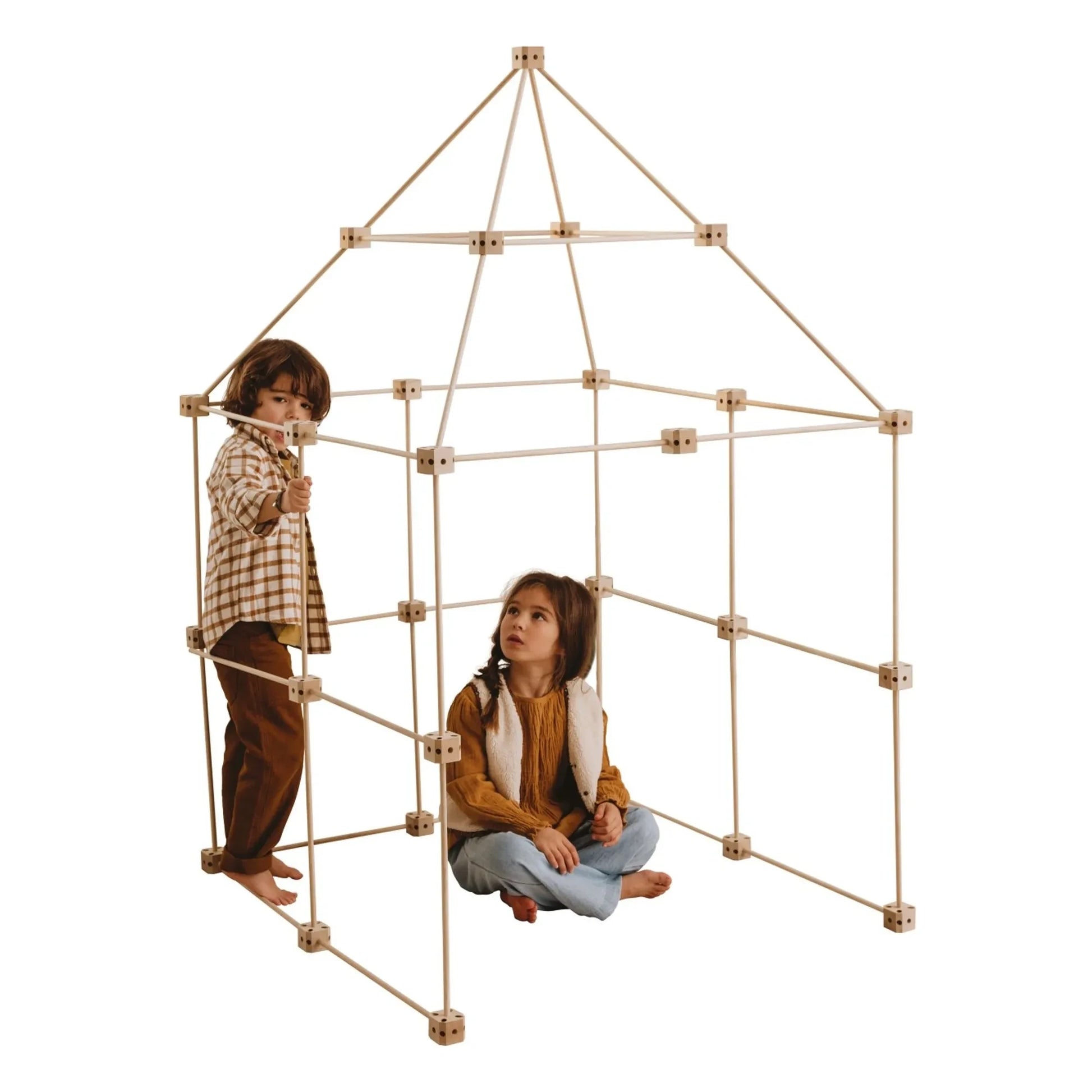 Sarbakane - Cabane à construire - Pack Castor - 111 pieces