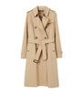 Gabardine Kensington Long Trench Coat