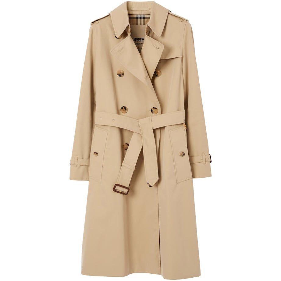 Gabardine Kensington Long Trench Coat