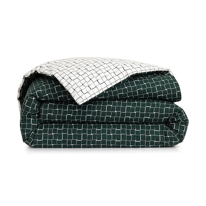 Lacoste L BLOCK Vert 140 x 200 cm Pamuklu Nevresim Kılıfı