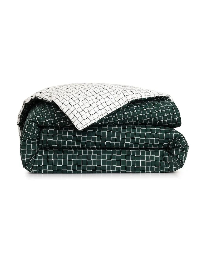 Памучен плик за олекотена завивка Lacoste L BLOCK Vert 140 x 200 cm