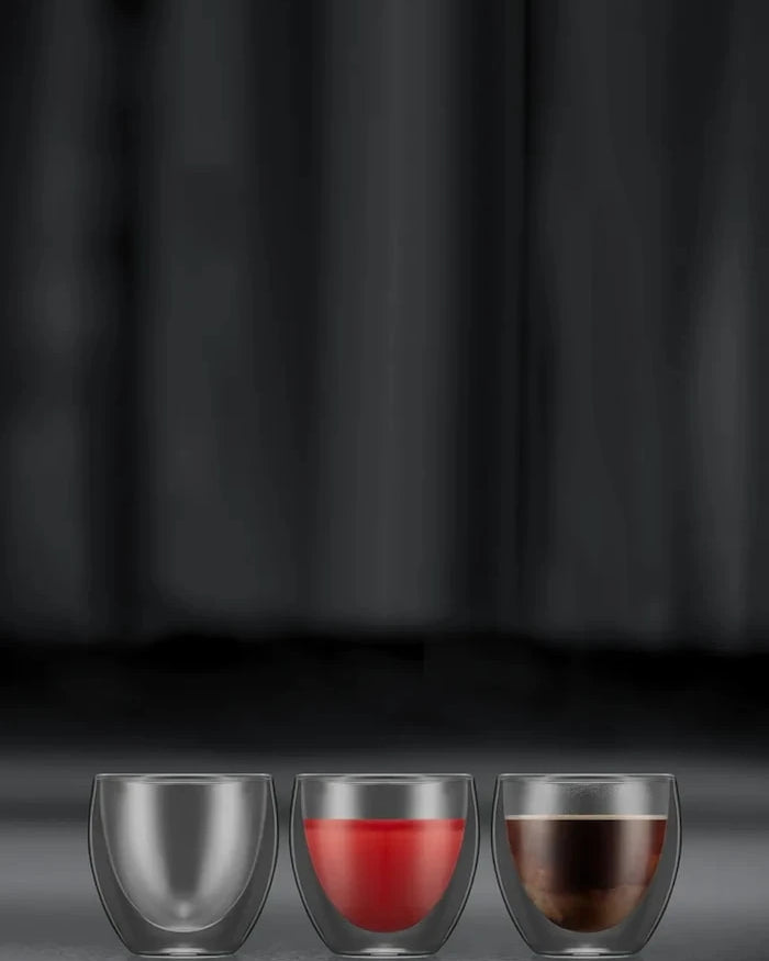 Bodum Pavina Borosilikat Cam Espresso Fincanı Seti 0,08 l