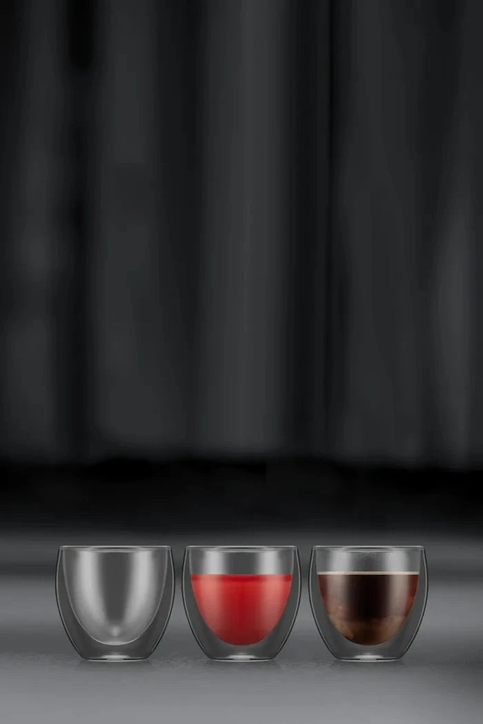 Bodum Pavina Borosilikat Cam Espresso Fincanı Seti 0,08 l