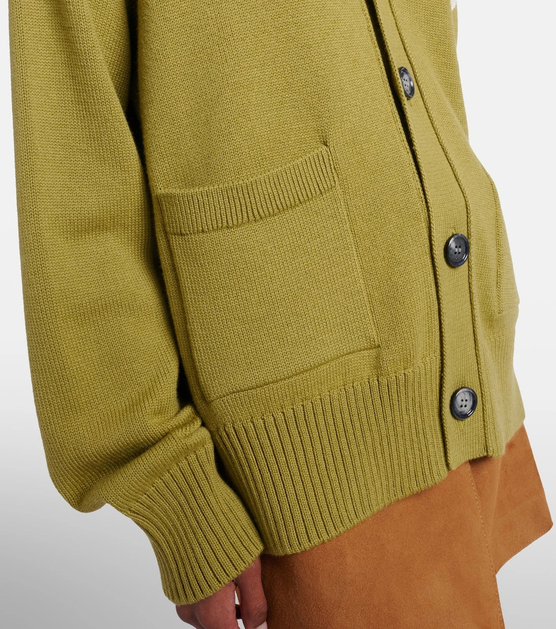 Ami Paris - Ami de Cœur wool and cotton cardigan
