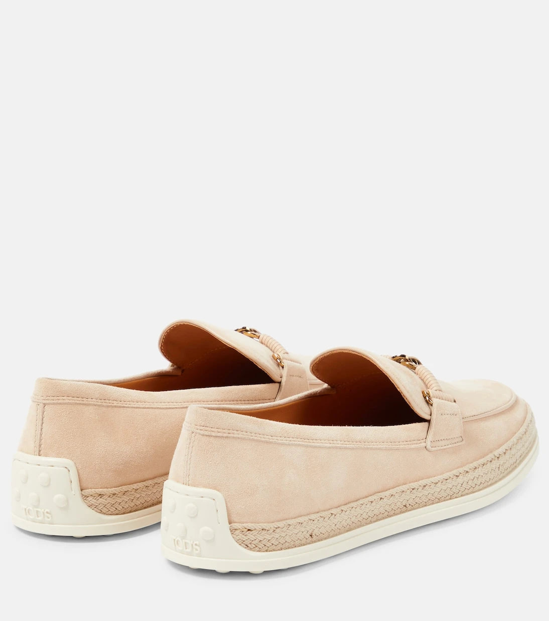 Tod's - T Ring suede loafers