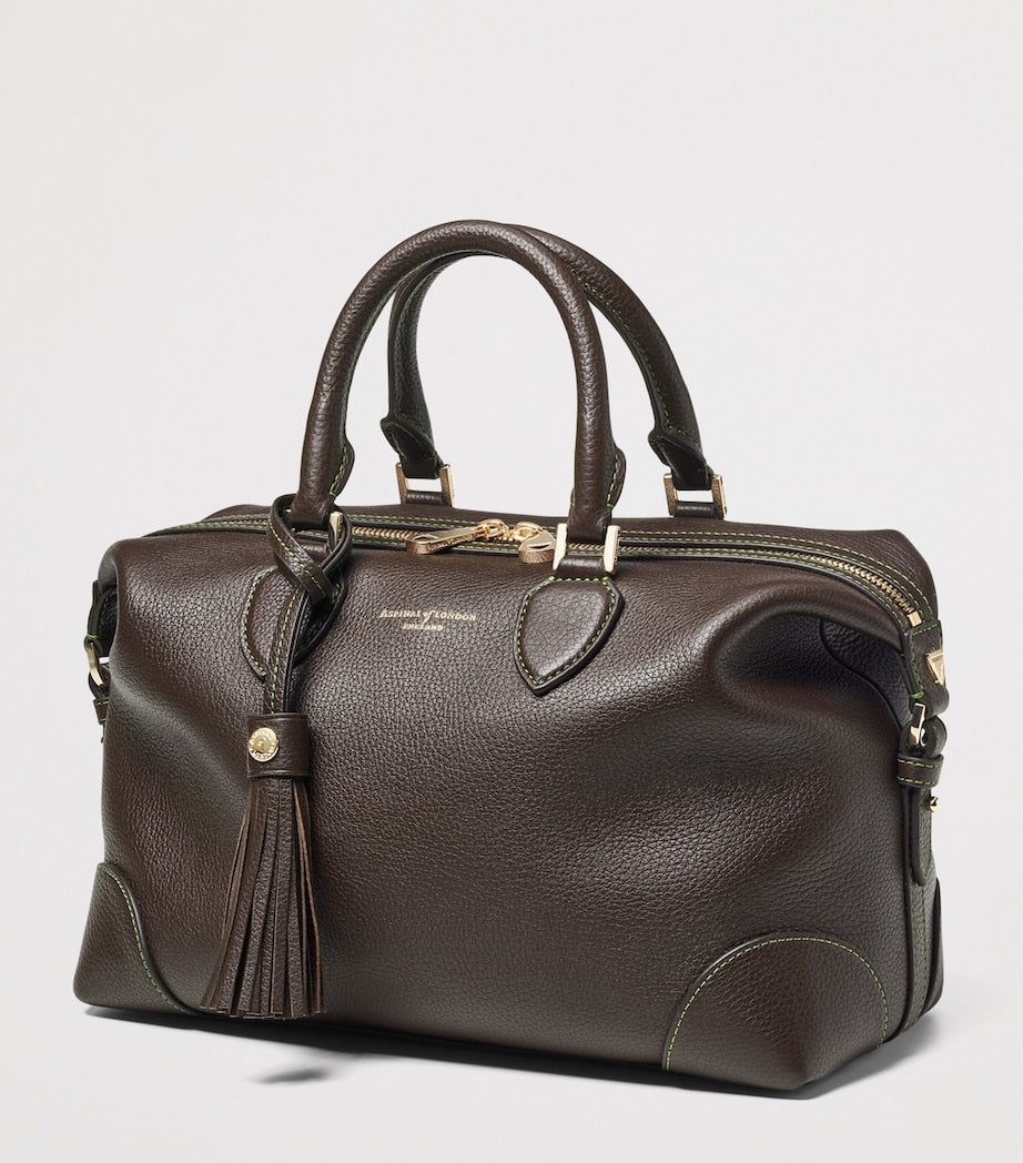 Aspinal Of London Leather Hudson Bowling Bag