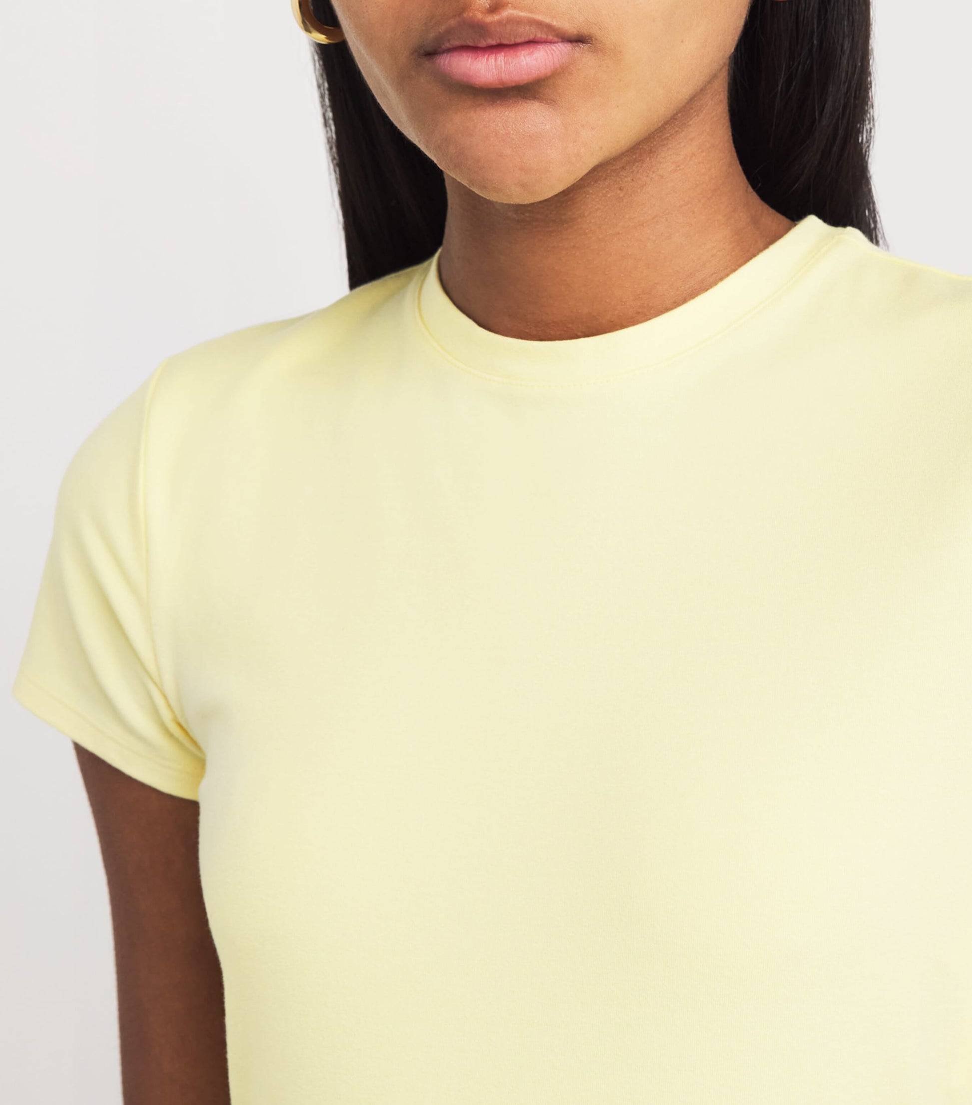 Good American Blue Super-Stretch Baby T-Shirt