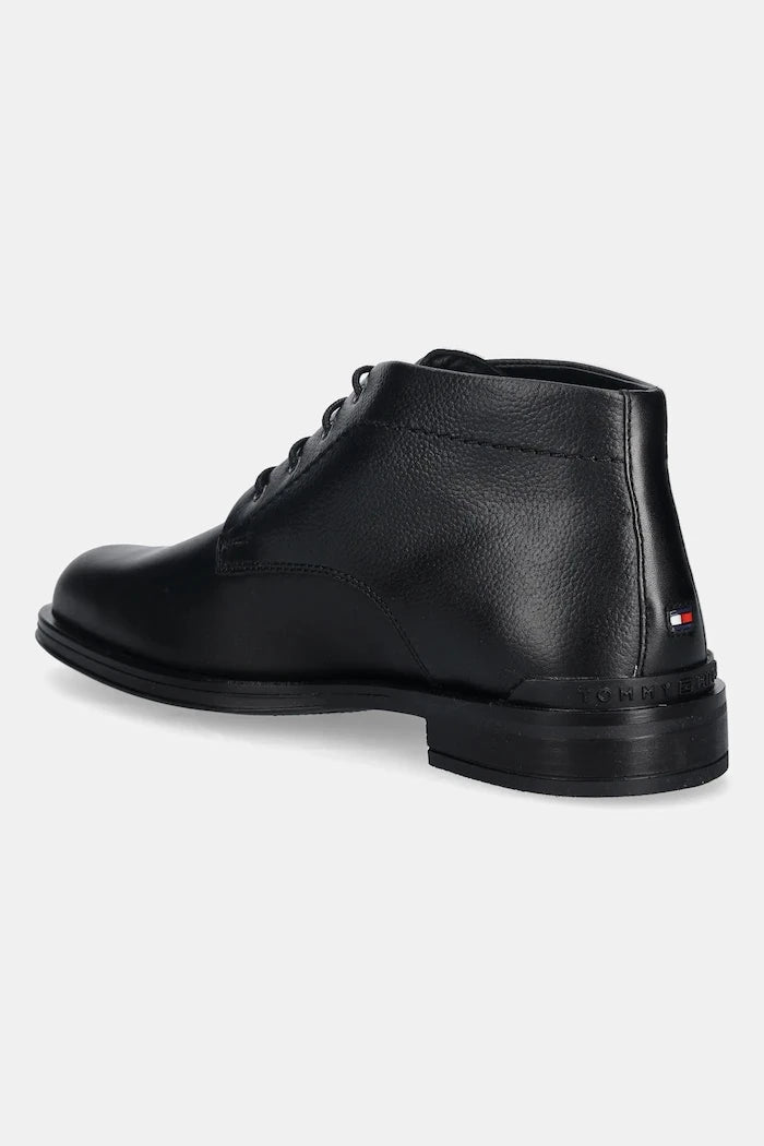 Кожени обувки Tommy Hilfiger CORPORATE HILFIGER LTH BOOT