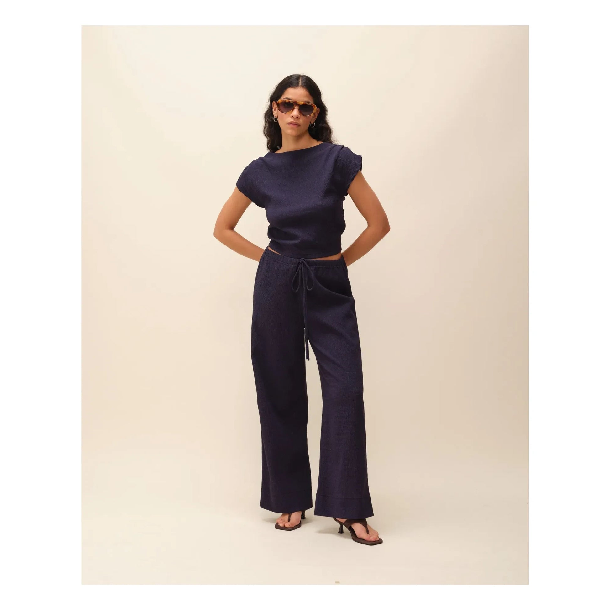 Nitah - Joanne Pants | Navy blue
