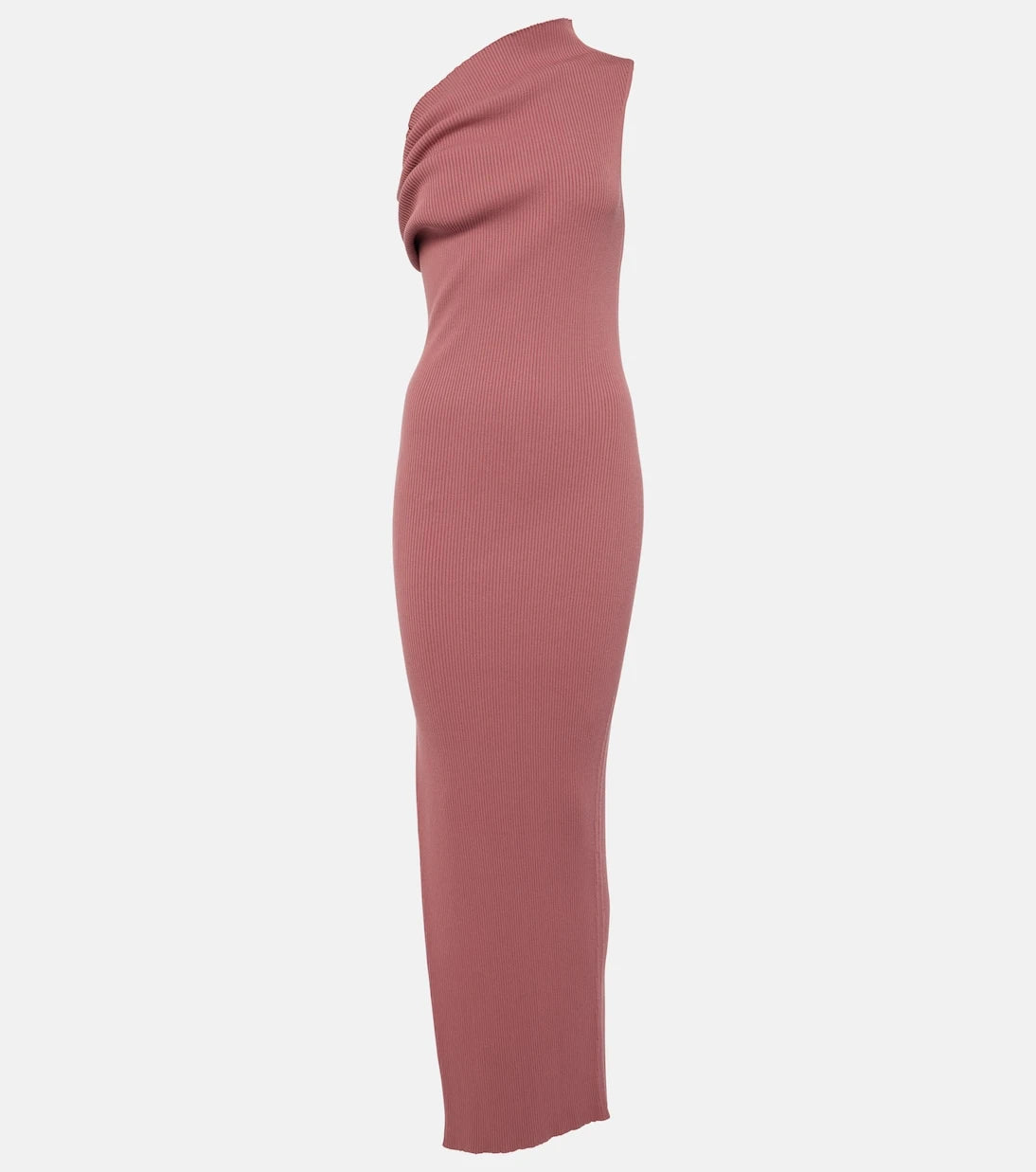 Rick Owens - One-shoulder jersey maxi dress