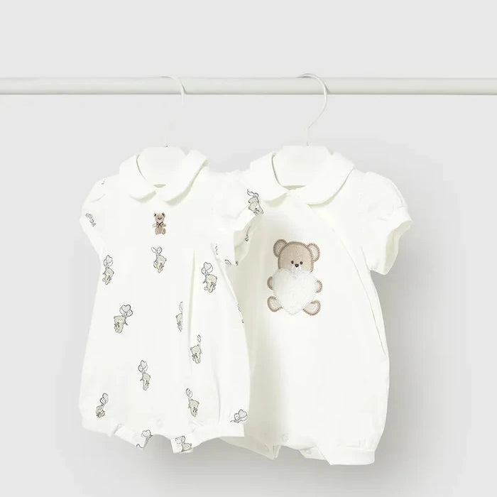 Бебешки къс гащеризон Mayoral Newborn (2 броя)